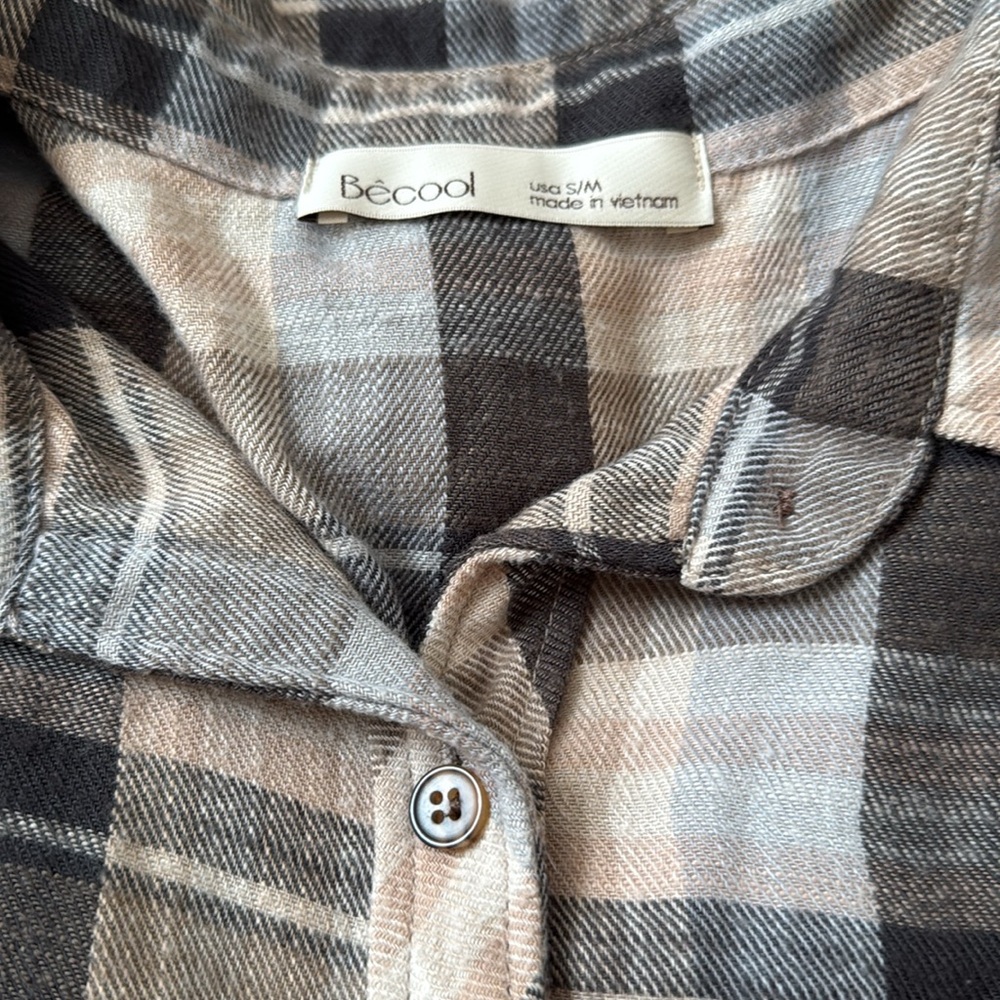 Flannel Top - Picture 3 of 3